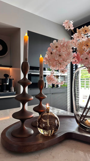Blush & Walnut