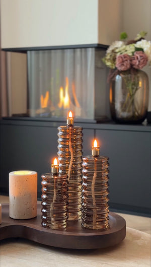 Colonne Champagne Brass (Olielamp)