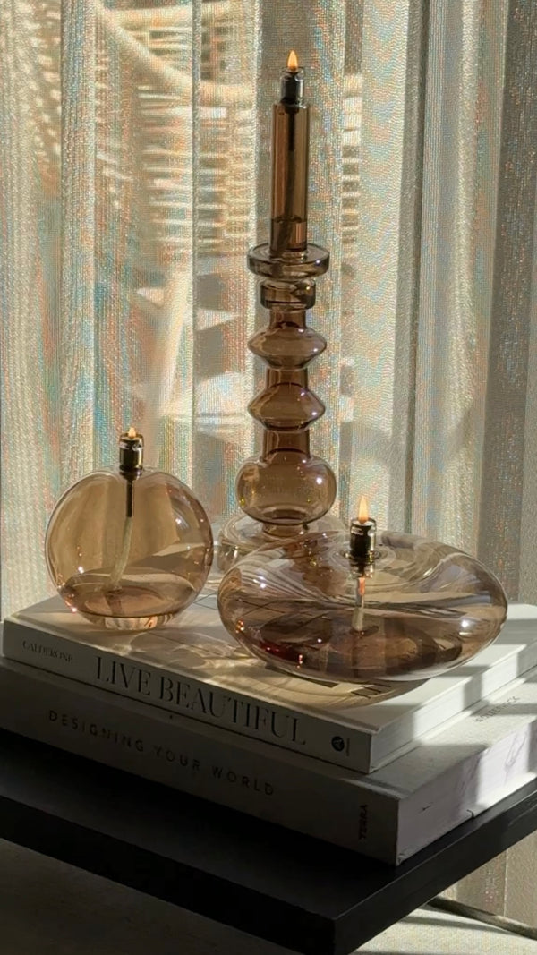 Set van 3 olielampjes Karssen