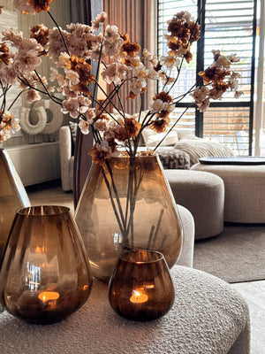 The Taupe Trio Set | Shop the Look | Vase the World Tasman Curved Taupe Set van 3