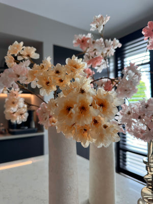 Kunstbloesemtak Soft Peach 85 cm