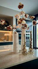 Set van 2 Candleholders Champagne (Olielamp)