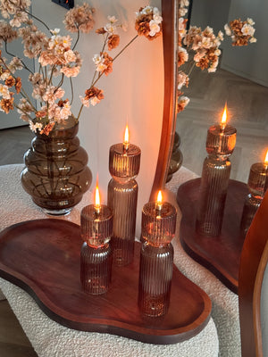 Olielampjes Champagne Peri Living | Shop The Look | Ribelle glas