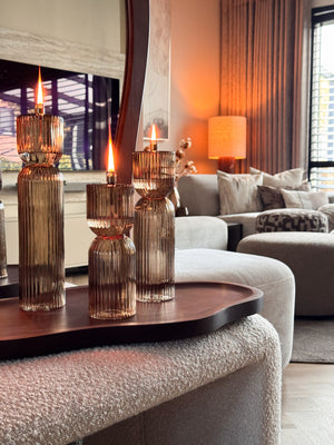 Olielampjes Champagne Peri Living | Shop The Look | Ribelle glas