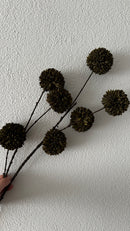 Kunstbloem Pom Pom Dark Green