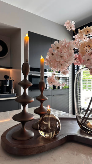 Blush & Walnut