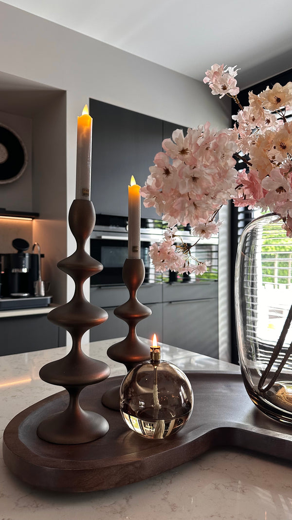 Blush & Walnut