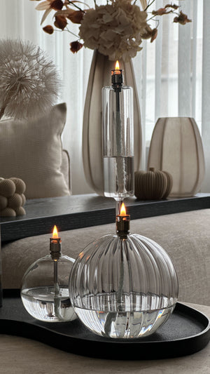 Peri Living Betül Set van 3 | Shop the Look | Champagne Glazen Olielampen Voordeelbundel