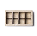 Travertine organizer box