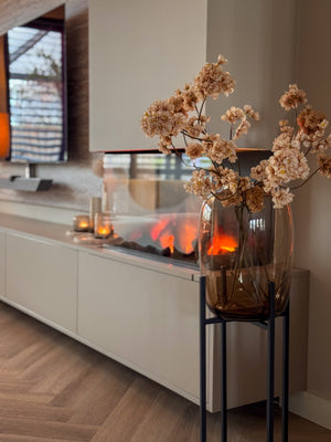 Vaas Artic M taupe Ø25 x H35 cm Vase the World