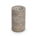 Titanium travertine Waxinelichthouder