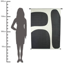 Wanddoek Ornamenten zwart