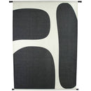 Wanddoek Ornamenten zwart