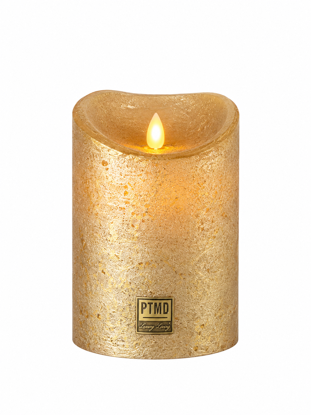 PTMD LED Candle Goud | Realistische bewegende vlam
