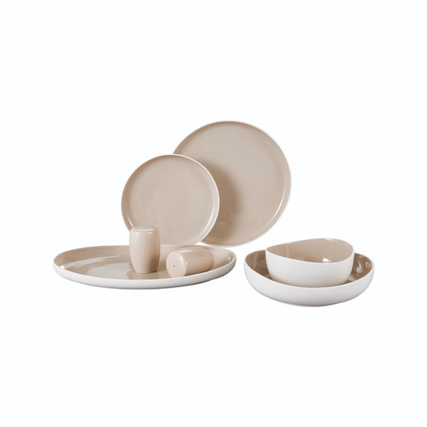 Bricard Colmar serviesset 27-delig | Beige-wit