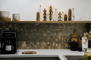 Colonne Champagne Brass (Olielamp)