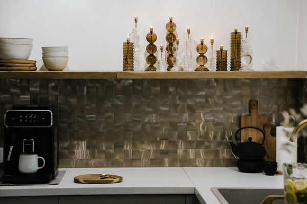 Colonne Champagne Brass (Olielamp)