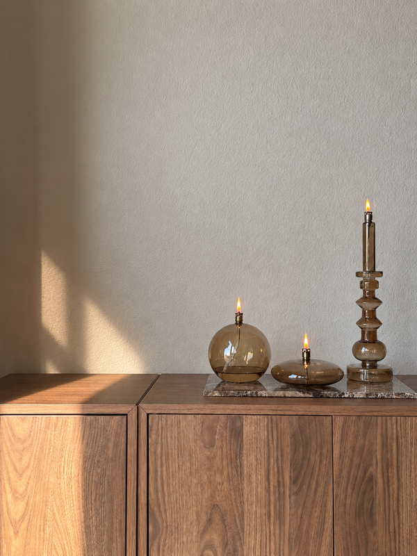 Peri Living Diane Set van 3 | Shop the Look | Champagne Glazen Olielampen