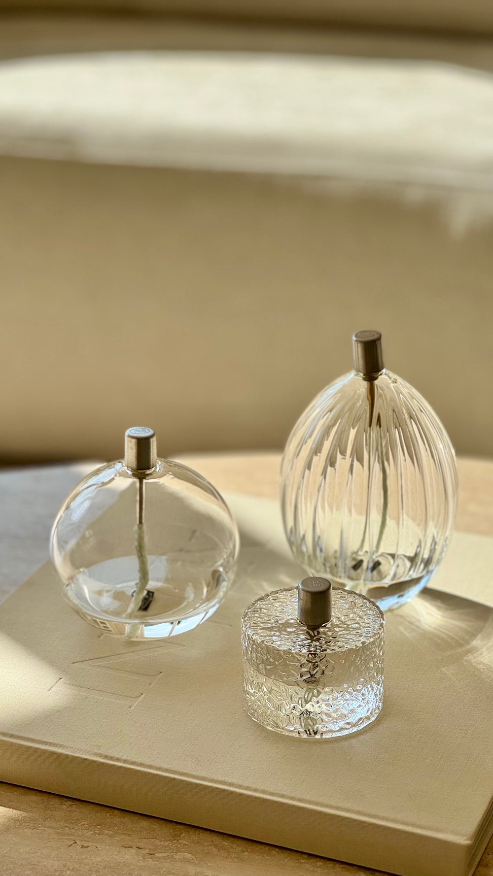 Set van 3 olielampjes Laris