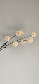 kunstbloem pom pom cream 98 cm
