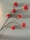 kunstbloem pom pom pink 98 cm