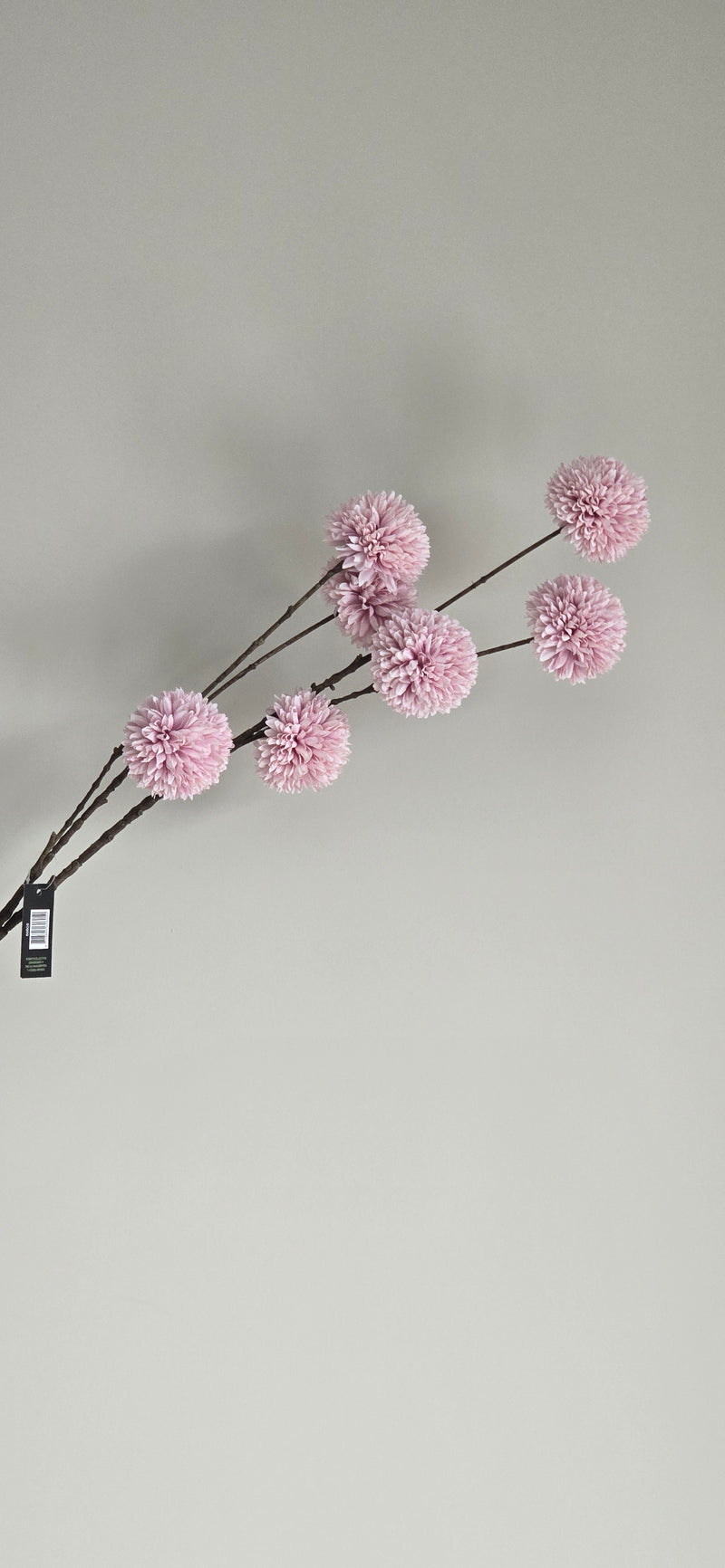 kunstbloem pom pom lila 98 cm