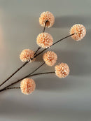 kunstbloem pom pom salmon 98 cm