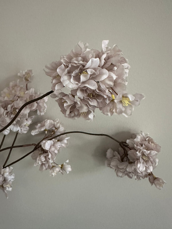 kunstbloesem taupe grey