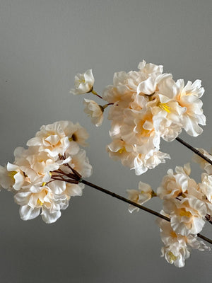 kunstbloesemtak créme beige