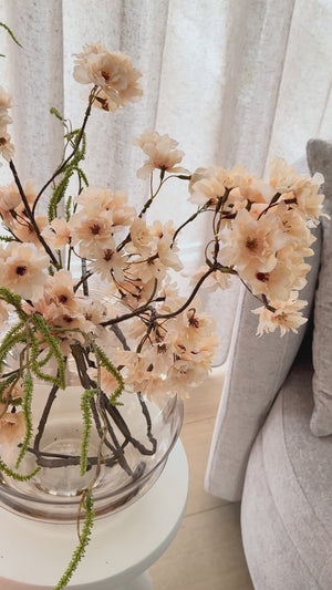 Kunstbloesemtak Soft Peach 85 cm