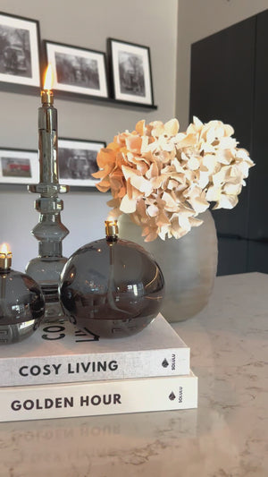 Peri Living Sara Set van 3 | Shop the Look | Smoke Glazen Olielampen