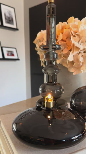 Peri Living Bianca Set van 3 | Shop the Look | Smoke Glazen Olielampen