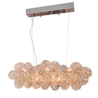 Gross Bar Hanglamp Bellen - glazen bollen - amber