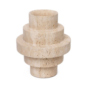 Travertine Agano Vaas