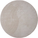 Karpet Ella Beige Rond