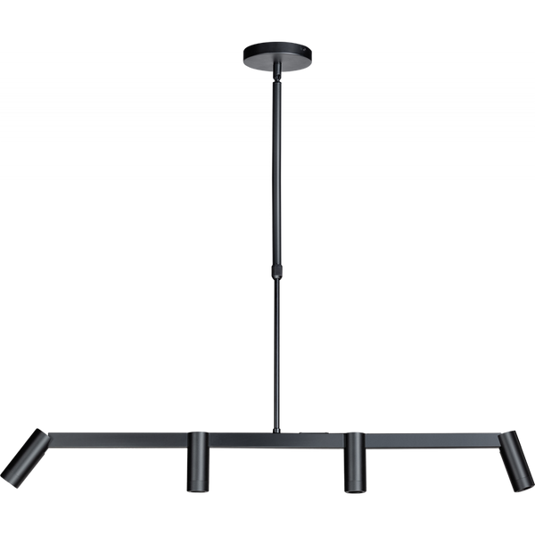 Miller Hanglamp 4 x E27 60W Zwart
