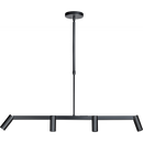 Miller Hanglamp 4 x E27 60W Zwart