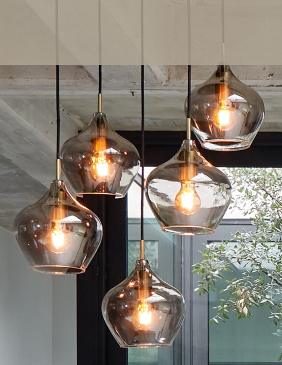 Hanglamp Rakel 5 lamps Rond