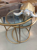 Duarte Set van 2 Glas-Goud