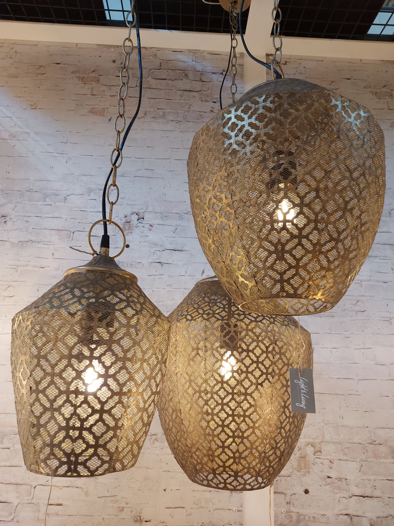 Hanglamp Selna goud