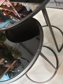 Duarte Set van 2 Glas zwart-mat zwart