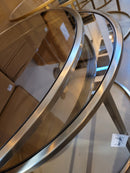 Duarte Set van 2 Glas bruin-Licht goud