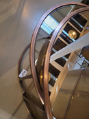 Duarte Set van 2 Glas bruin-Antiek koper