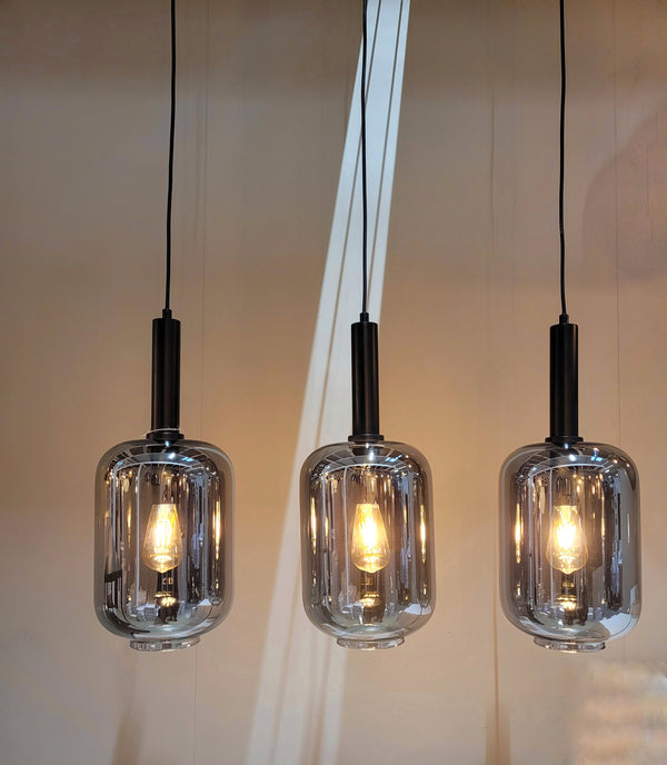 Hanglamp Lekar Zwart 3 Lichts