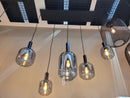 Hanglamp Lekar Zwart 5 Lamps
