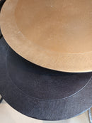 Bijzettafel S/2 TALCA ant koper+brns edge