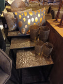 Set van 3 bijzettafels Zilver