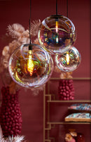 Hanglamp Medina Glas rainbow+zwart