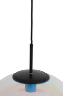 Hanglamp Medina Glas rainbow+zwart