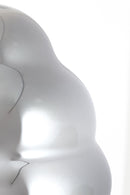 Hanglamp Misty glas smoke+mat zwart